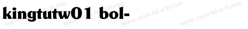 kingtutw01 bol字体转换